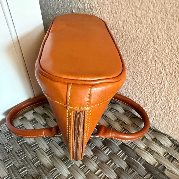 Genuine Italian Leather Mini Dome Satchel Handbag - I Medici Firenze - Picture 10 of 13